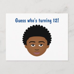 Cartão Postal #Proud2BNaturalMe Choose-My-Complexion Aniversário