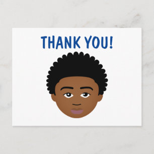 Cartão Postal #Proud2BNaturalMe Choose-My-Complexion Obrigado