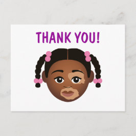 Cartão Postal #Proud2BNaturalMe Choose-My-Complexion Obrigado