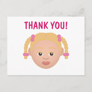 Cartão Postal #Proud2BNaturalMe Choose-My-Complexion Obrigado