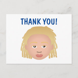 Cartão Postal #Proud2BNaturalMe Choose-My-Complexion Obrigado