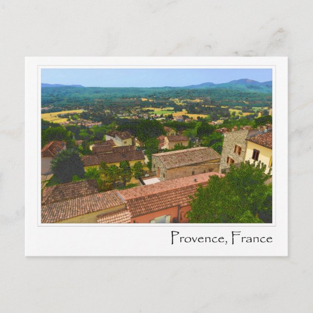 Cartão Postal Provence França (Frente)