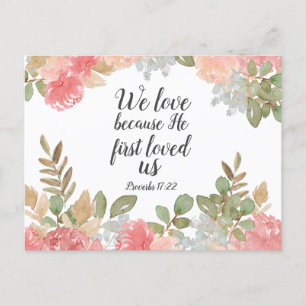 Cartão Postal Provérbios 17:22 das Escrituras