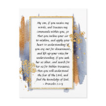 Provérbios 2:1-5 Incline seu ouvido para a sabedor