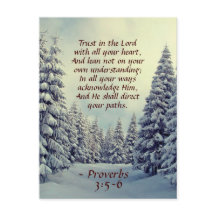 Provérbios 3:5 Confie no Senhor com todo o seu Cor