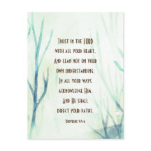 Proverbs 3:5-6 Confie no Senhor com todo o Seu Cor