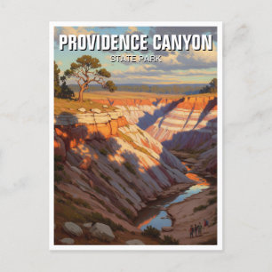 Cartão Postal Providence Canyon State Park Georgia Viagem