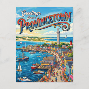 Cartão Postal Provincetown EUA