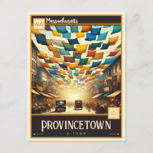 Cartão Postal Provincetown, Massachusetts   Vintage
