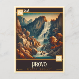 Cartão Postal Provo, Utah | Vintage