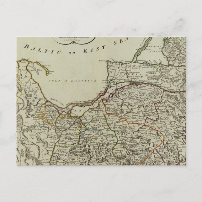 Cartão Postal Prússia, Dantzick (Frente)