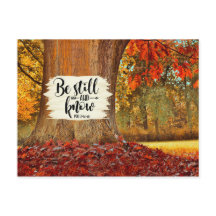 Psalm 46:10 Esteja quieto e saiba, Árvore de outon