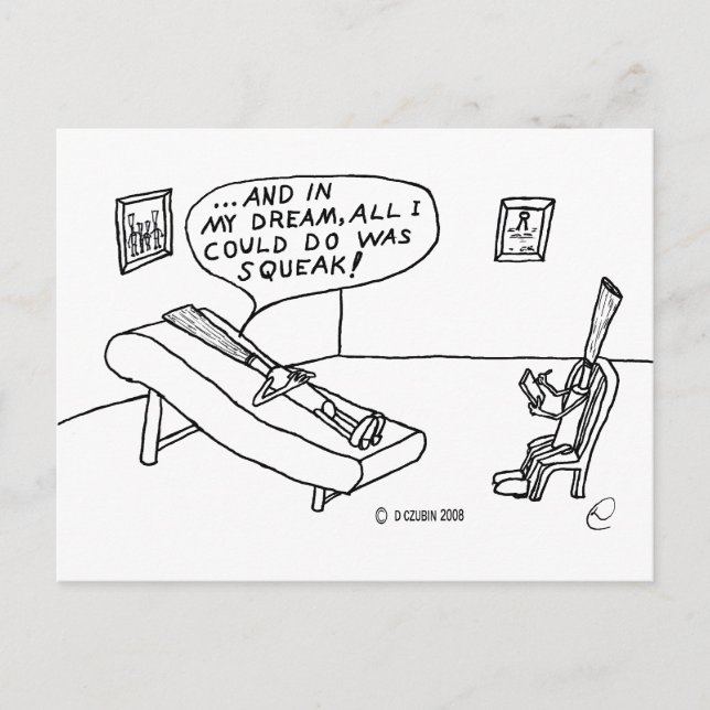 Cartão Postal Psicóloga Reed (Frente)