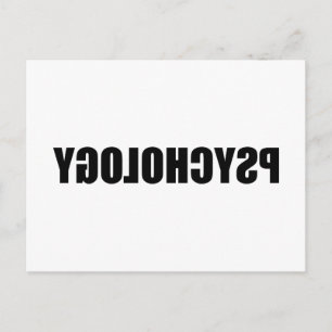 Cartão Postal Psicologia reversa