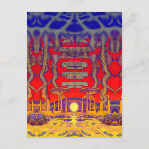 Cartão Postal Psychedelic Dreamland