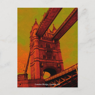 Cartão postal Psychedelic London Bridge