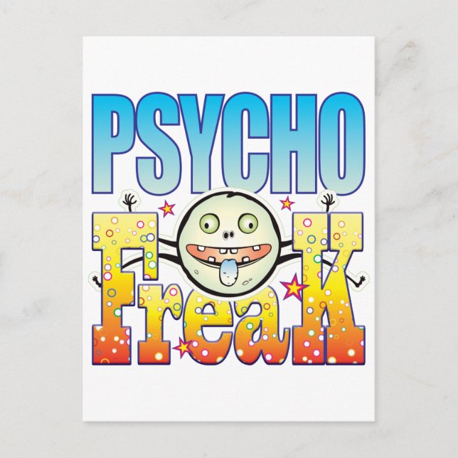Cartão Postal Psycho Freaky (Frente)