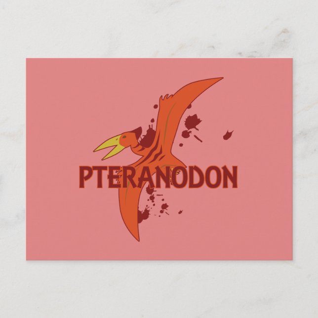 Cartão Postal Pteranodon (Frente)