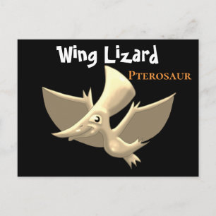 Cartão Postal Pterossauro: Wing Lizard