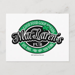 Cartão Postal Pub de MacLaren