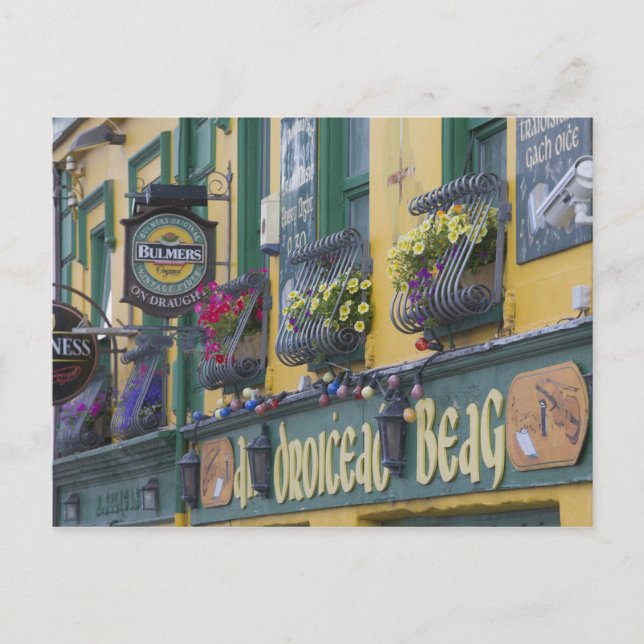 Cartão Postal Pub, Dingle, Península de Dingle, Condado de Kerry (Frente)