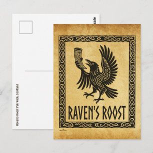 Cartão Postal Pub Raven's Roost Wick Escócia