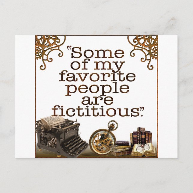 Cartão Postal Publicadores/escritores e autores de livros (Frente)