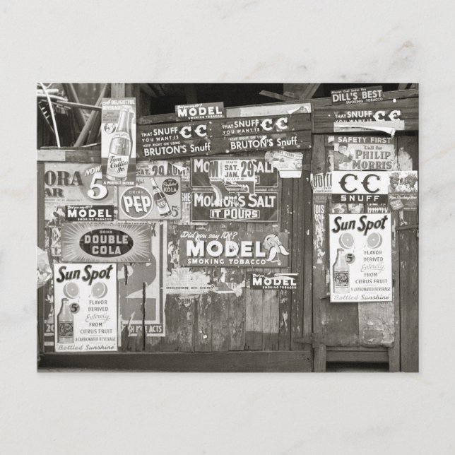 Cartão Postal Publicidade Antiga, 1938 (Frente)