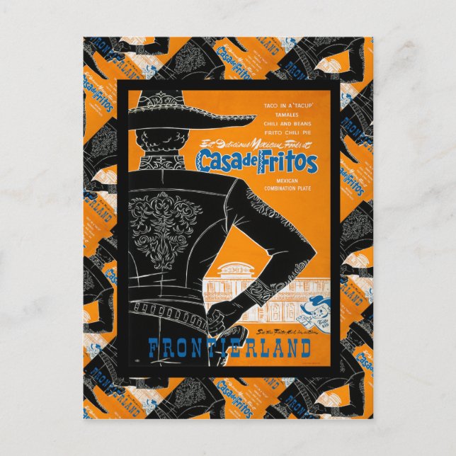 Cartão Postal Publicidade Antiga, Casa de Fritos (Frente)