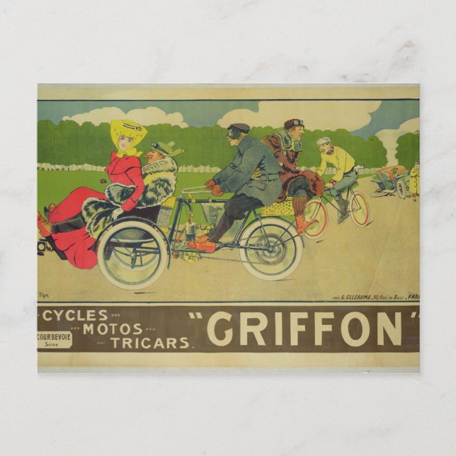 Cartão Postal publicidade poster (Frente)