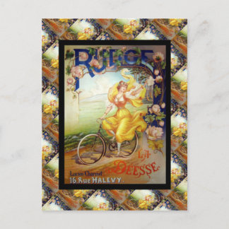 Cartão Postal Publicidade venosa, bicicletas francesas