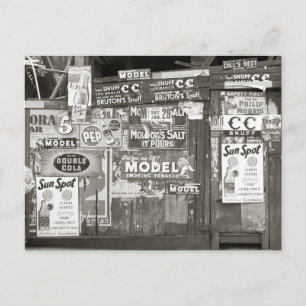 Cartão Postal Publicidade Vintage, 1938