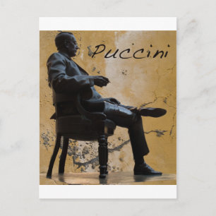 Cartão Postal Puccini_Statue_Lucca