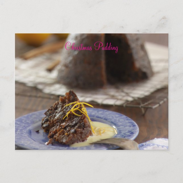 Cartão Postal Pudim de Natal (Frente)