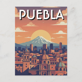 Cartão Postal Puebla Mexico Travel