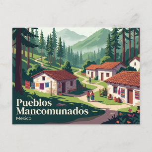 Cartão Postal Pueblos Mancomunados, Oaxaca México