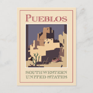 Cartão Postal Pueblos Southwest