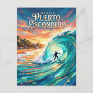 Cartão Postal Puerto Escondido México