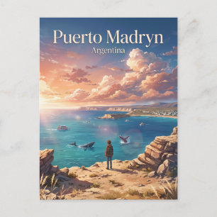 Cartão Postal Puerto Madryn Argentina