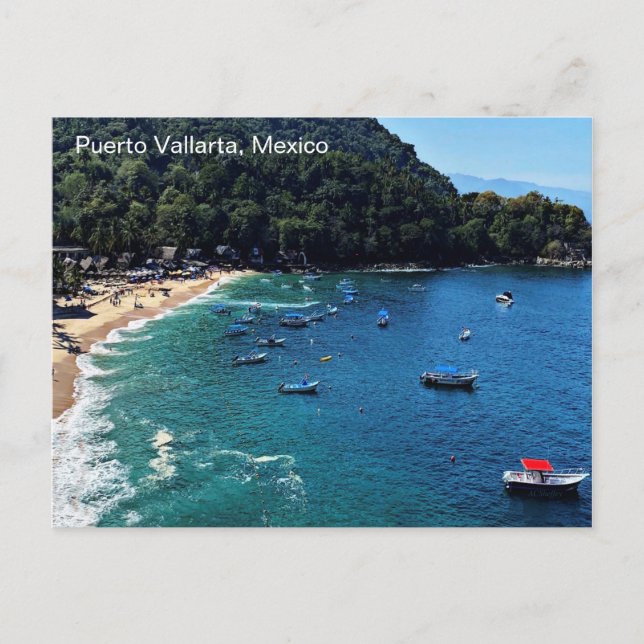 Cartão Postal Puerto Vallarta, México (Frente)