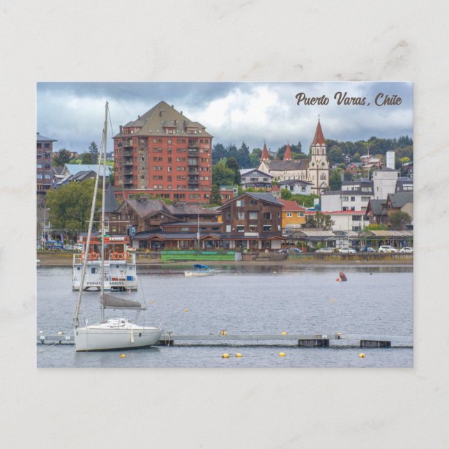 Cartão Postal Puerto Varas, Chile (Frente)