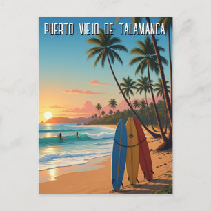 Cartão Postal Puerto Viejo de Talamanca Costa Rica Viagem