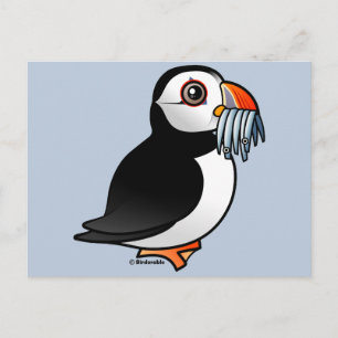 Cartão Postal Puffin Prowess
