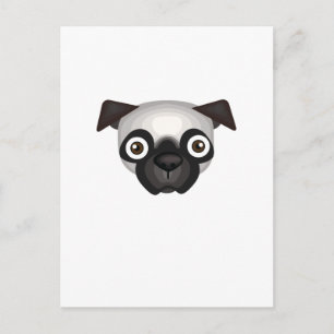 Cartão Postal Pug Dog Breed - Meu Oásis Canino