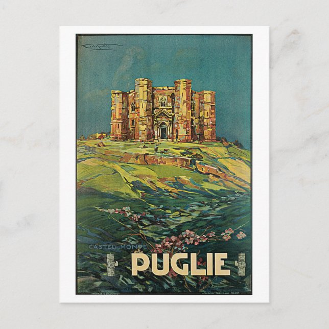 Cartão Postal "Puglie (Puglia)" Poster de viagens italiano de le (Frente)