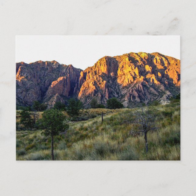 Cartão Postal Pulliam Ridge, Parque Nacional Big Bend, Texas (Frente)