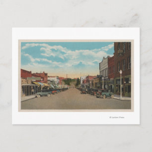 Cartão Postal Pullman, WAView of Main StreetPullman, WA