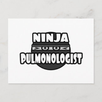 Cartão Postal Pulmonólogo Ninja