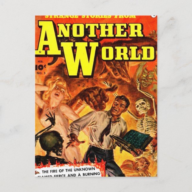 Cartão postal Pulp Science Fiction #1 (Frente)