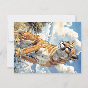 Cartão Postal Puma I Cougar